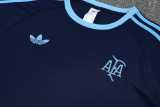2025 Argentina Royal blue Training Shorts Suit