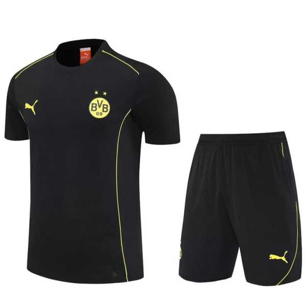 2025/26 Dortmund Black Training Shorts Suit