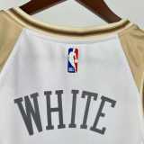 2024/25 BULLS WHITE #0 NBA Jerseys
