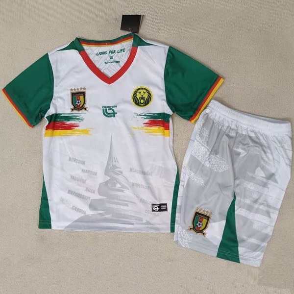 2025 Cameroon 3RD Fans Kids Soccer jersey