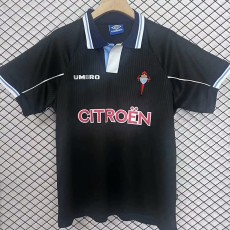 1997/99 Celta Away Black Retro Soccer jersey