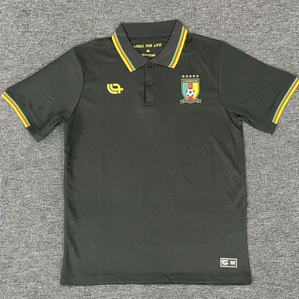 2025 CAMEROON OLYMPIC TEAM Black Polo Jersey