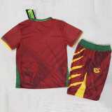 2025 Cameroon Away Red Fans Kids Soccer jersey
