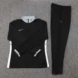2025/26 WQD Black Half Pull Tracksuit