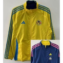 2025/26 Club America Yellow & Royal blue Double Sided Windbreaker