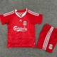 2009/10 LIV Home Red Retro Kids Soccer jersey