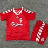 2009/10 LIV Home Red Retro Kids Soccer jersey