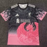 2025/26 LIV Special Edition Pink Black Fans Soccer jersey