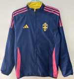 2025 Sweden Yellow & Royal blue Double Sided Windbreaker