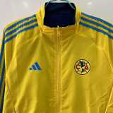 2025/26 Club America Yellow & Royal blue Double Sided Windbreaker