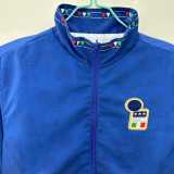 2025 Italy Blue & White Double Sided Windbreaker