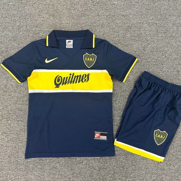 1996/97 Boca Juniors Home Retro Kids Soccer jersey