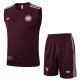 2025/26 Bayern Jujube red Training Shorts Suit