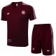 2025/26 Bayern Jujube red Training Shorts Suit