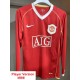 [PLAYER] 2006/07 Man Utd Home Retro Long Sleeve Soccer jersey