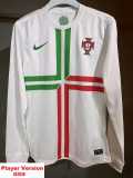 [PLAYER] 2012/13 Portugal Away Retro Long Sleeve Soccer jersey