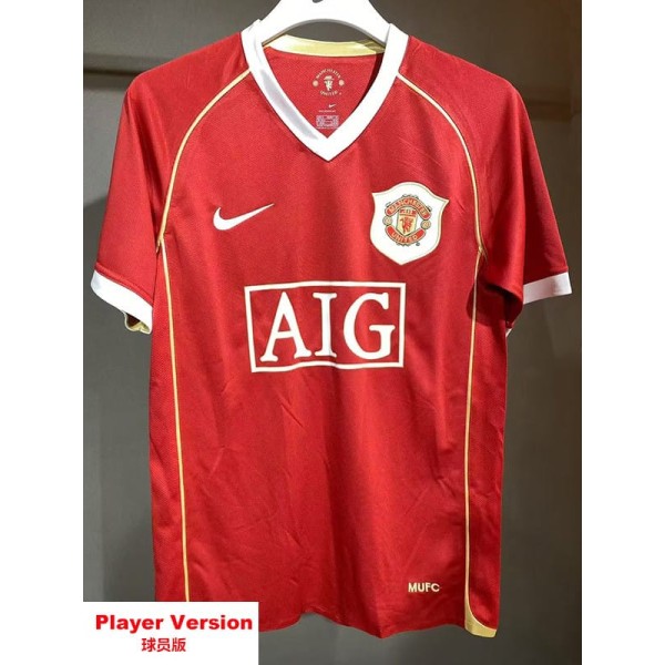 [PLAYER] 2006/07 Man Utd Home Retro Soccer jersey