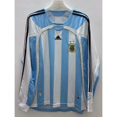 2006 Argentina Home Retro Long Sleeve Soccer jersey