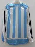 2006 Argentina Home Retro Long Sleeve Soccer jersey