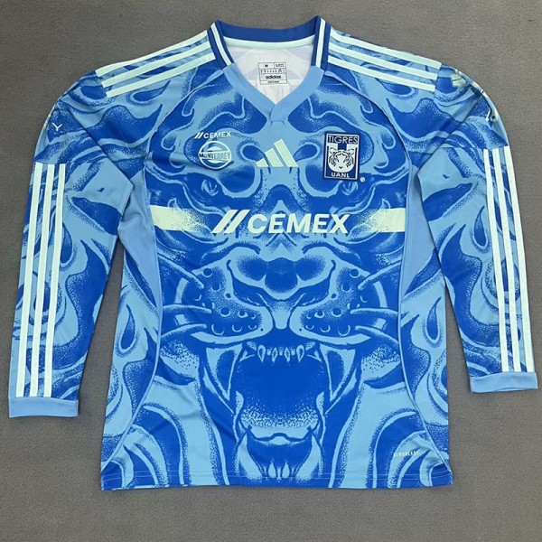 2025/26 Tigres UANL Away Fans Long Sleeve Soccer jersey