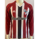 2005/06 River Plate Away Retro Long Sleeve Soccer jersey
