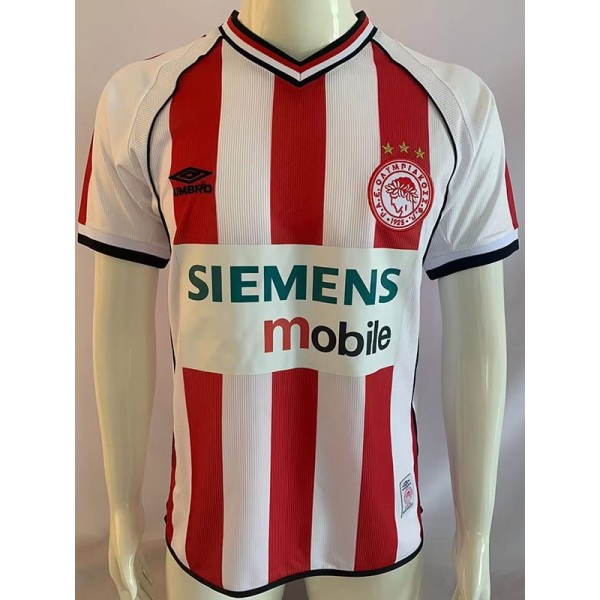 2001/02 Olympiacos FC Home Retro Soccer jersey