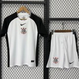 2025/26 Corinthians Home Fans Kids Soccer jersey
