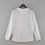 2012/13 Portugal Away White Retro Long Sleeve Soccer jersey