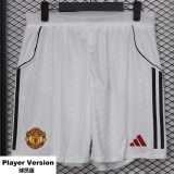 [PLAYER] 2025/26 Man Utd Home Player Soccer Shorts