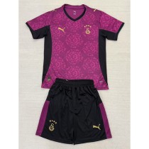 2025/26 Galatasaray SK 3RD Fans Kids Soccer jersey