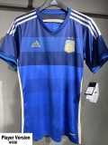[PLAYER] 2014 Argentina Away Retro Soccer jersey