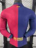 [PLAYER] 2024/25 BAR Home Cactus Jack广告 Player Long Sleeve Soccer jersey