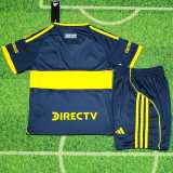 2025/26 Boca Juniors Home Fans Kids Soccer jersey