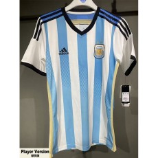 [PLAYER] 2014 Argentina Home Retro Soccer jersey