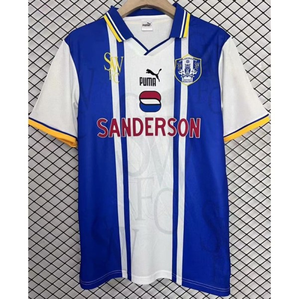 1996/97 Sheffield Wednesday Home Blue Retro Soccer jersey