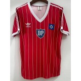 1984/85 Hamburger SV Away Red Retro Soccer jersey