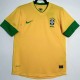 2012/13 Brazil Home Yellow Retro Soccer jersey