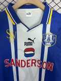 1996/97 Sheffield Wednesday Home Blue Retro Soccer jersey
