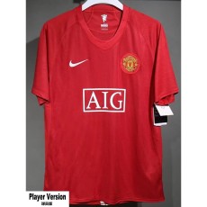 [PLAYER] 2007/08 Man Utd Home Retro Soccer jersey