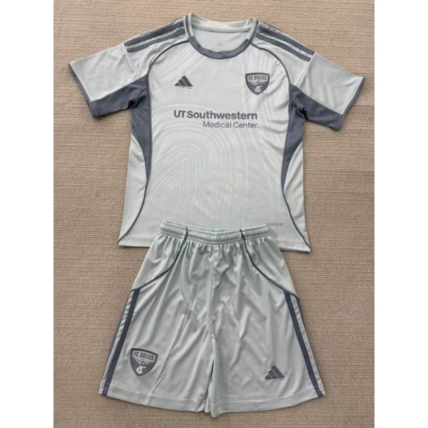 2025/26 FC Dallas Special Edition Gray Fans Kids Soccer jersey