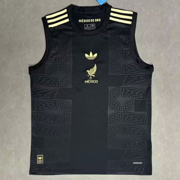 2025 Mexico Black Training Shirts