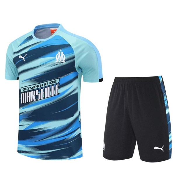 2025/26 Marseille Blue Training Shorts Suit