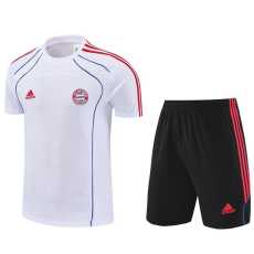 2025/26 Bayern White Training Shorts Suit