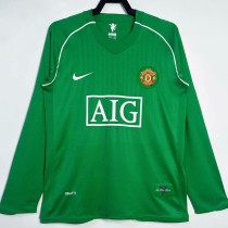 2007/08 Man Utd GKG Retro Long Sleeve Soccer jersey