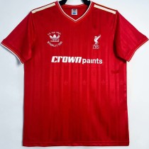 1986/87 LIV Home Red Retro Soccer jersey