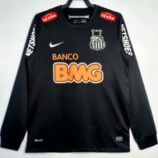 2012/13 Santos FC Special Edition Black Retro Long Sleeve Soccer jersey