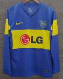 2011/12 Boca Juniors Home Blue Retro Long Sleeve Soccer jersey