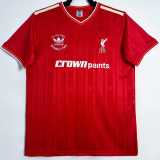 1986/87 LIV Home Red Retro Soccer jersey