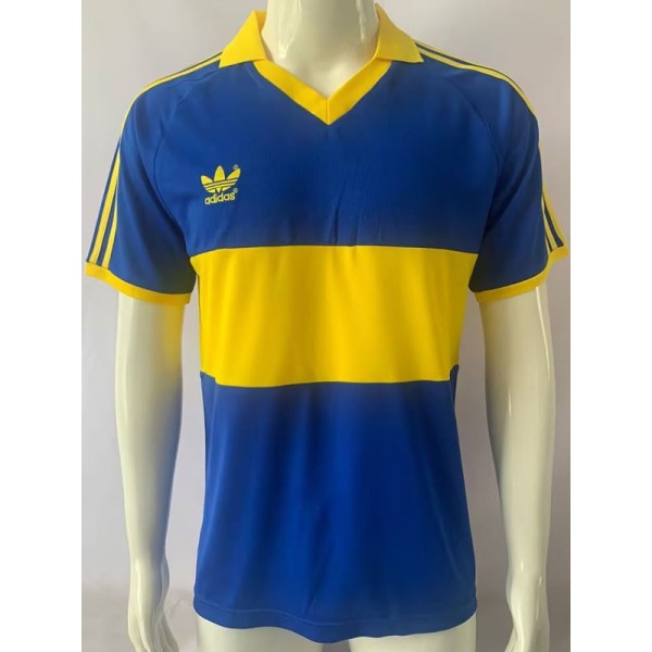 1985/86 Boca Juniors Home Retro Soccer jersey