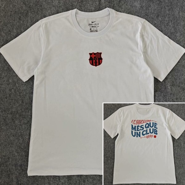 2025/26 BAR White Casual Cotton T-shirt
